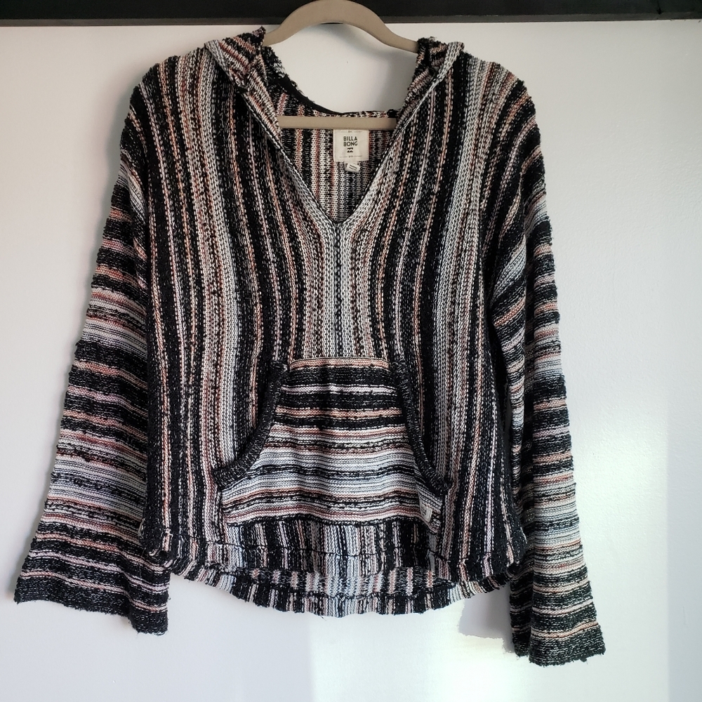 Billabong Pullover Baha Hoodie Kangaroo Pocket M